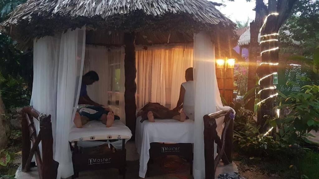 Hotel Pancho Villas Bacalar - Free Bikes And Paddles Exterior foto